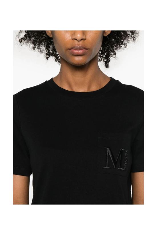 25SS 에스막스마라 반팔 티셔츠 2429976011600 005 Black - 'S MAX MARA