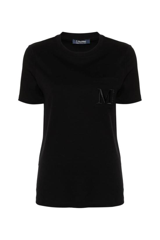 25SS 에스막스마라 반팔 티셔츠 2429976011600 005 Black