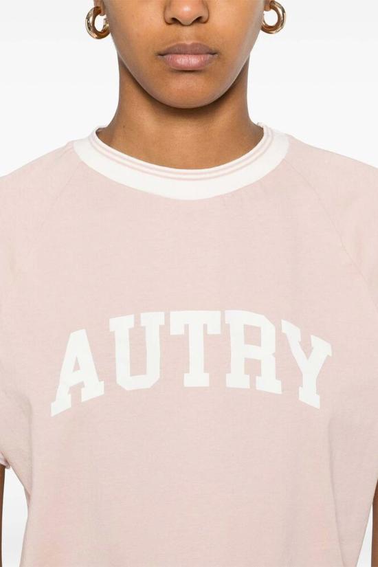 25SS 오트리 반팔 티셔츠 TSPW94CP Pink - AUTRY