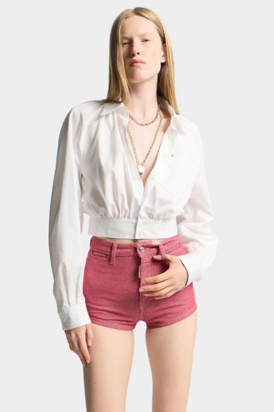 26SS 디스퀘어드2 셔츠 S75DL0944 S36275100 White - DSQUARED2