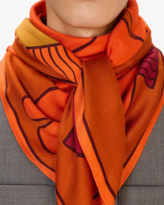 25FW 이누이 에디션 머플러/스카프 CA221CA08 orange ARANCIONE - INOUI EDITION