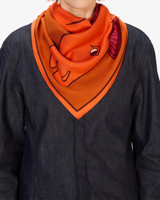 25FW 이누이 에디션 머플러/스카프 CA221CA08 orange ARANCIONE - INOUI EDITION