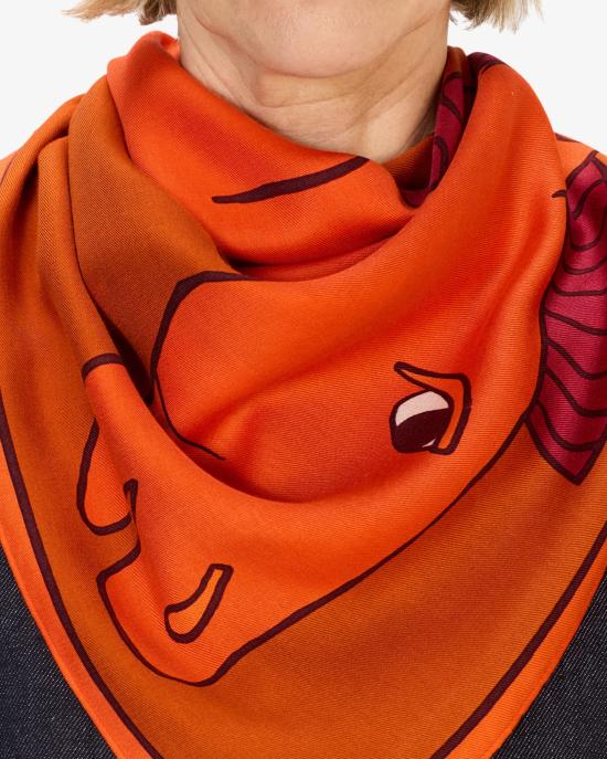 25FW 이누이 에디션 머플러/스카프 CA221CA08 orange ARANCIONE - INOUI EDITION