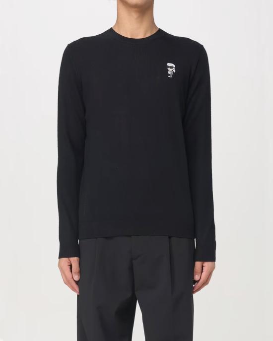 26SS 칼라거펠트 스웨터 655013 534399 990 NERO - KARL LAGERFELD