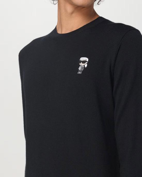 26SS 칼라거펠트 스웨터 655013 534399 990 NERO - KARL LAGERFELD