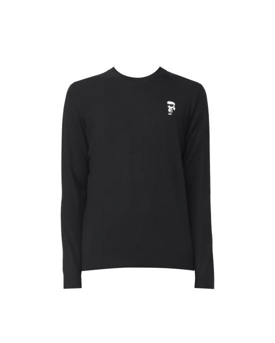 26SS 칼라거펠트 스웨터 655013 534399 990 NERO