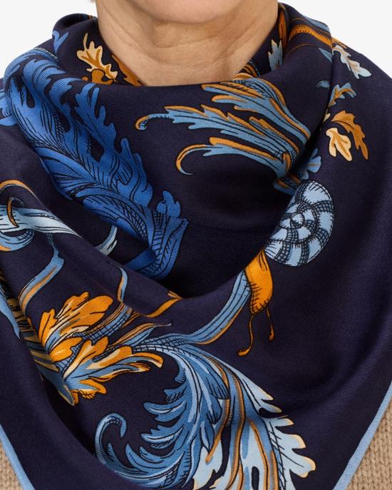 25FW 이누이 에디션 머플러/스카프 CA221RO24 bleu BLU MULTI - INOUI EDITION