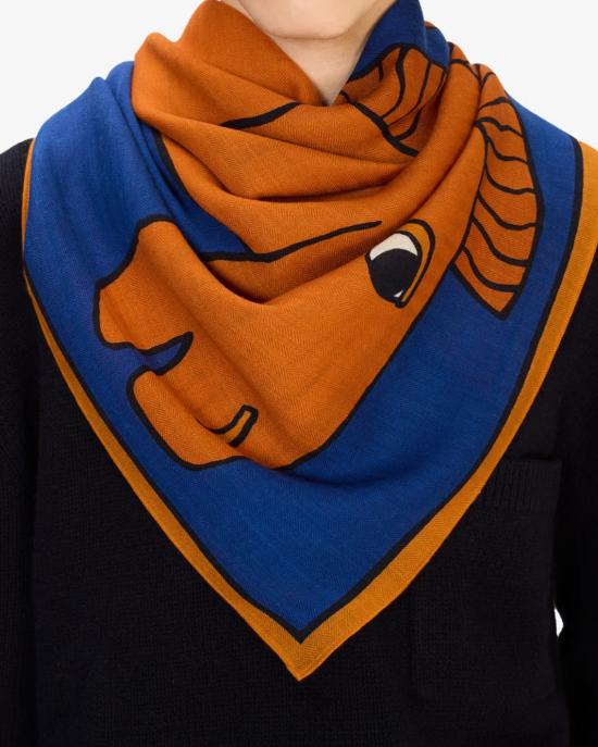 25FW 이누이 에디션 머플러/스카프 CA222CA24 bleu BLU - INOUI EDITION