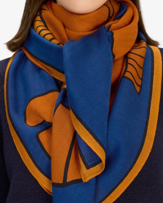 25FW 이누이 에디션 머플러/스카프 CA222CA24 bleu BLU - INOUI EDITION