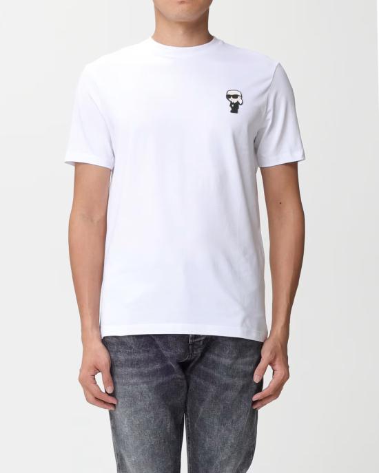 26SS 칼라거펠트 반팔 티셔츠 755027 500221 10 white BIANCO - KARL LAGERFELD