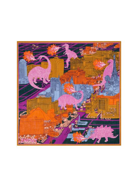 25FW 이누이 에디션 머플러/스카프 CA222VE05 violet VIOLA MULTI