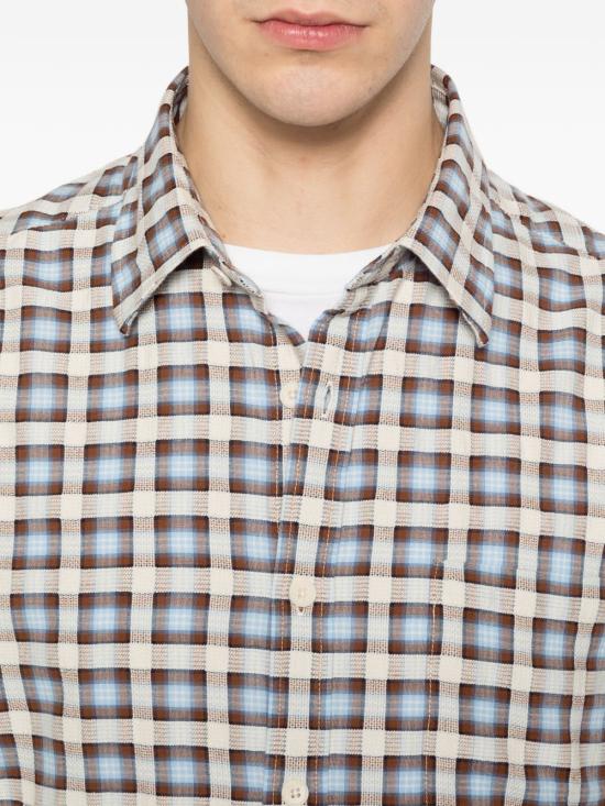 26SS 엔엔07 긴팔 셔츠 2610000059 725 Blue check - NN07