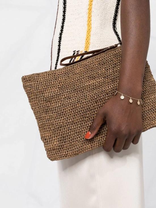 26SS 이벨리브 클러치/파우치 AMPYDARKTEA Brown - IBELIV