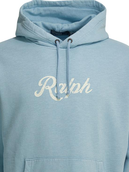 26SS 더블알엘 후드 티셔츠 710A13054003SOUTHPORT BLUE Light blue - RRL