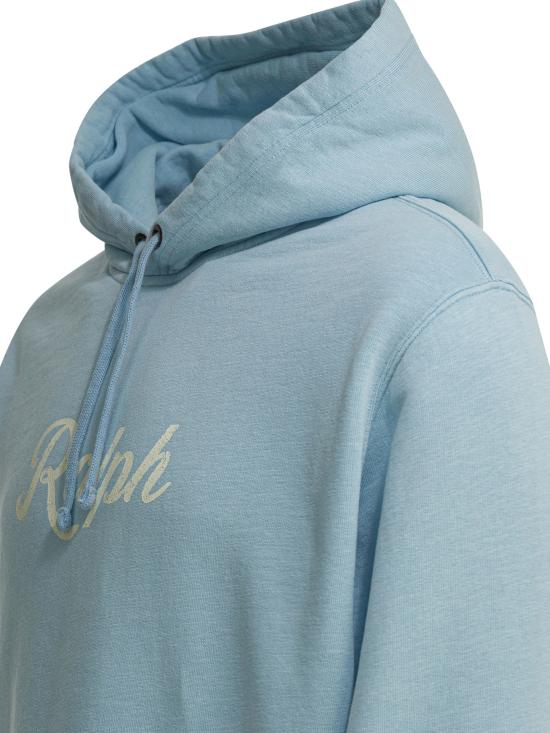 26SS 더블알엘 후드 티셔츠 710A13054003SOUTHPORT BLUE Light blue - RRL