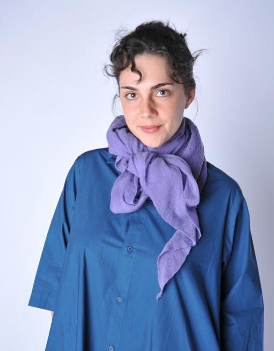  보또 쥐세페 머플러/스카프 보토 주세페 라일락 다이아몬드 클래식 니트 캐시미어 스카프