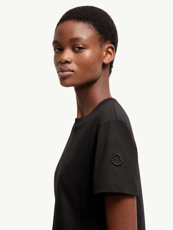 26SS 몽클레어 반팔 티셔츠 L10938C0002989AUO 999 Black - MONCLER