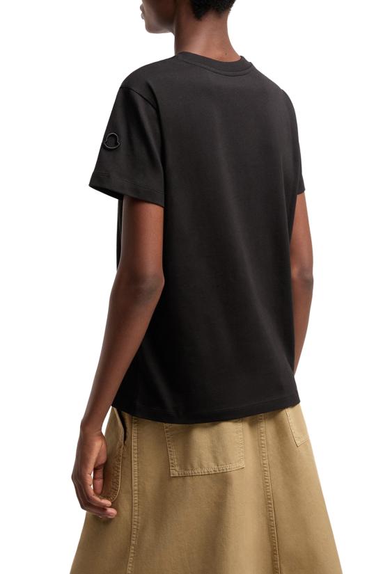 26SS 몽클레어 반팔 티셔츠 L10938C0002989AUO 999 Black - MONCLER