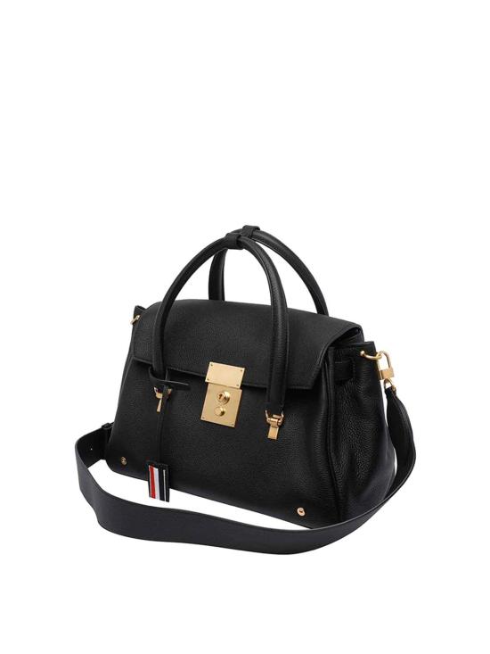 26SS 톰브라운 소프트 페블 그레인 볼튼 백 FAP483AL0105001 Black - THOM BROWNE