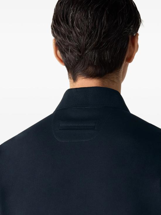 26SS 에르메네질도제냐 폴로 티셔츠 UH348A3H794 B09 Blue - ERMENEGILDO ZEGNA