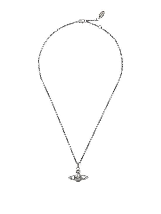 26SS 비비안웨스트우드 미니 바스 릴리프 팬던트 네크리스 6302008602S108S108 Silver