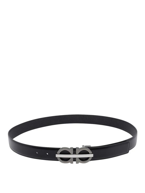 26SS 살바토레 페라가모 가죽 벨트 788411670632 Black