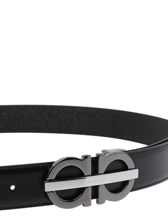 26SS 살바토레 페라가모 가죽 벨트 788411670632 Black - SALVATORE FERRAGAMO