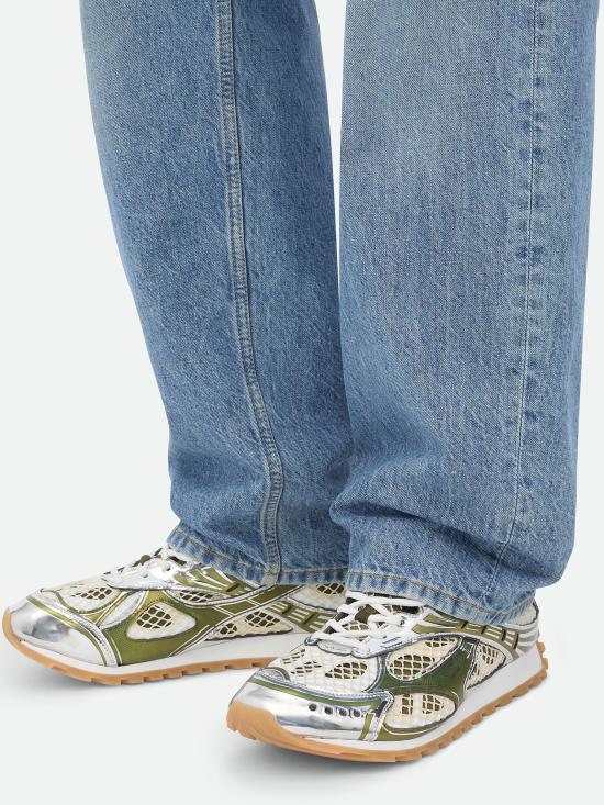 26SS 보테가베네타 스니커즈 741357V2X40 2848 Green - BOTTEGA VENETA