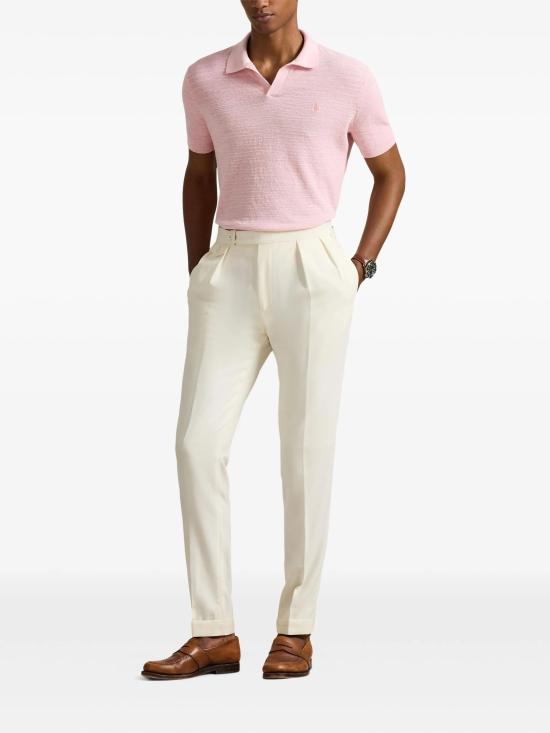 26SS 폴로 랄프로렌 폴로 티셔츠 710B13891 001 Pink - POLO RALPH LAUREN