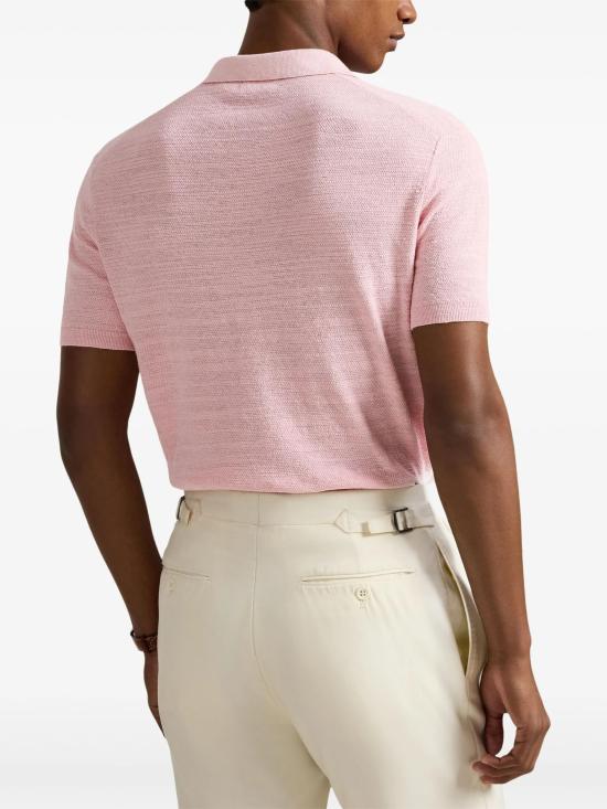 26SS 폴로 랄프로렌 폴로 티셔츠 710B13891 001 Pink - POLO RALPH LAUREN