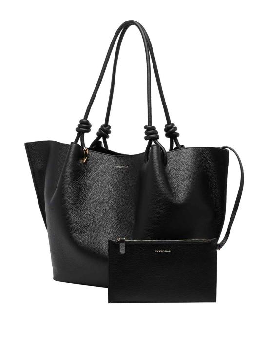 26SS 코치넬리 클러치/파우치 E1U07110101001 Black - COCCINELLE