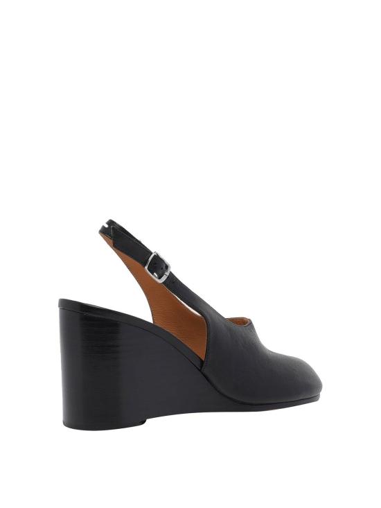 26SS 마르지엘라 타비 웨지 슬링백 S58WP0296P3753T8013 Black - MAISON MARGIELA