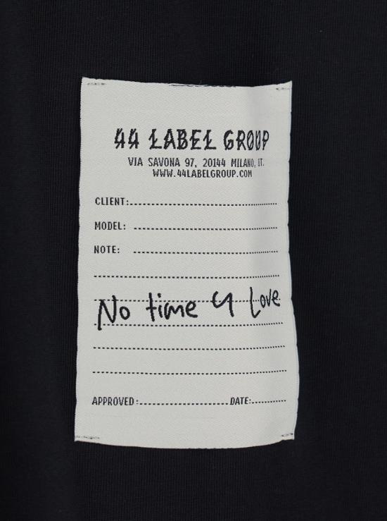 26SS 44레이블 반팔 티셔츠 B0030556FA706P748 Black - 44 LABEL