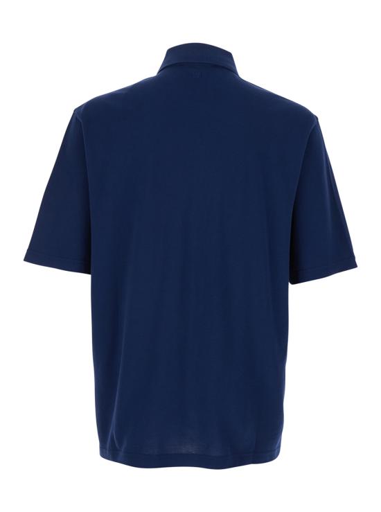 26SS 아미 폴로 티셔츠 UPL428JE0221A021 Blu - AMI