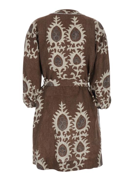 26SS 바잘 디럭스 미디 원피스 S11791300136 Brown - BAZAR DELUXE
