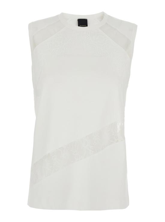 26SS 핑코 민소매 티셔츠 106291A335Z05 White