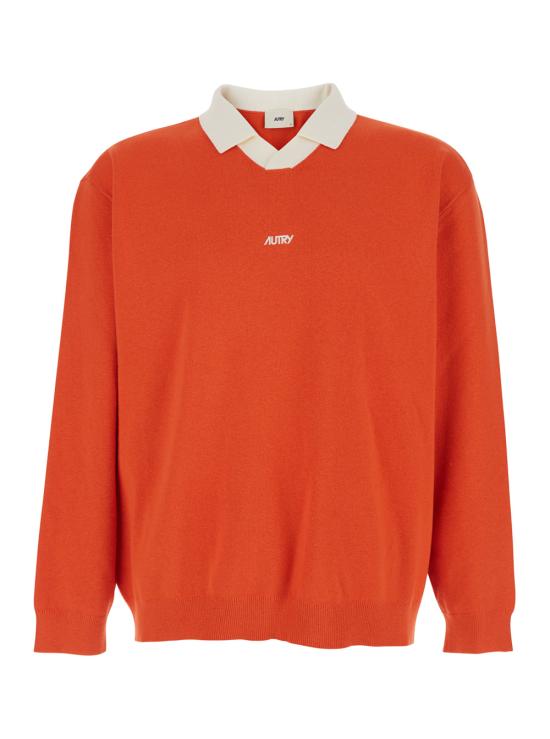 26SS 오트리 폴로 티셔츠 POPX024HCHOCINEAL Orange