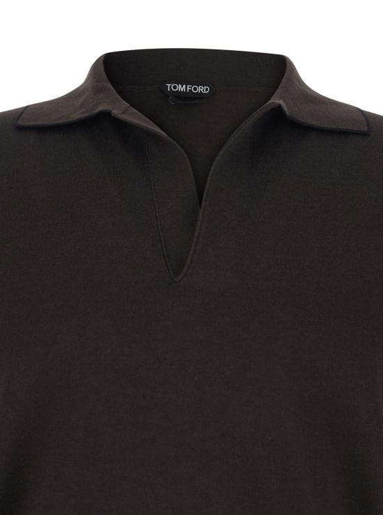 26SS 톰포드 반팔 티셔츠 KPS041YMC047ECC Brown - TOMFORD