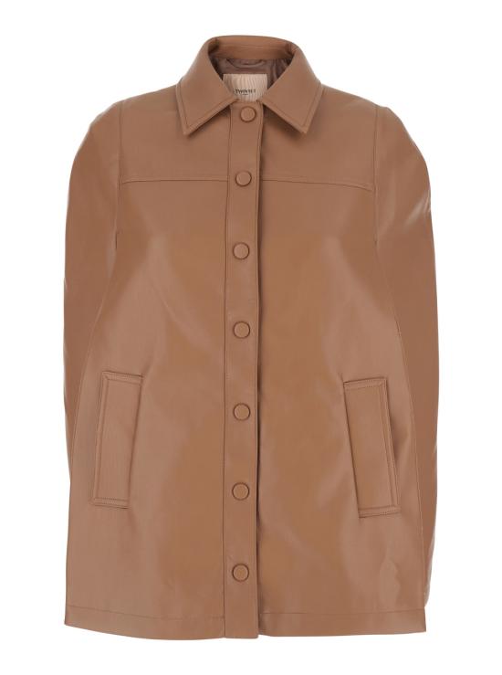 26SS 트윈셋 가죽 자켓 261TP204111718 Brown