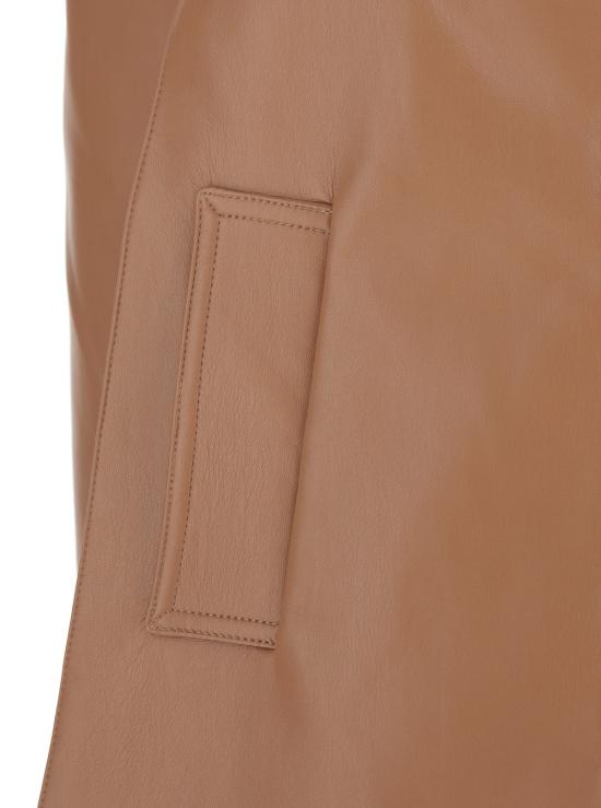 26SS 트윈셋 가죽 자켓 261TP204111718 Brown - TWINSET