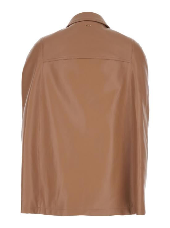 26SS 트윈셋 가죽 자켓 261TP204111718 Brown - TWINSET