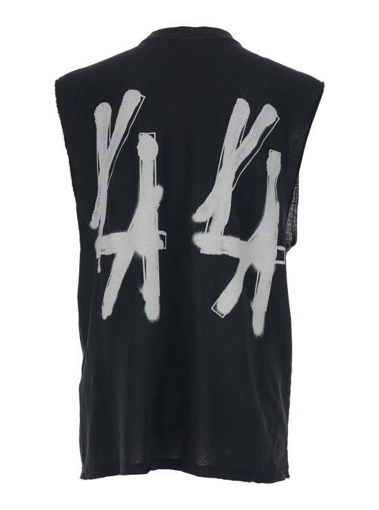 26SS 44레이블 민소매 티셔츠 B0030654FA725P749 Black - 44 LABEL