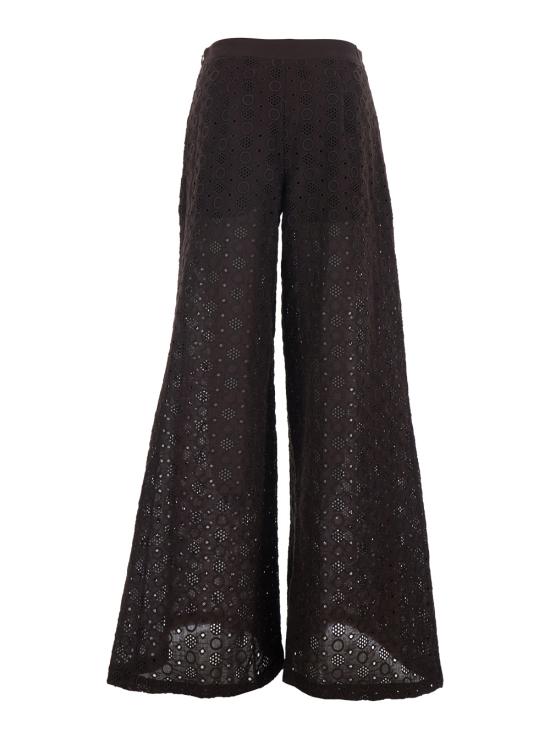 26SS 핑코 스트레이트 팬츠 106440A35PM28 Brown - PINKO