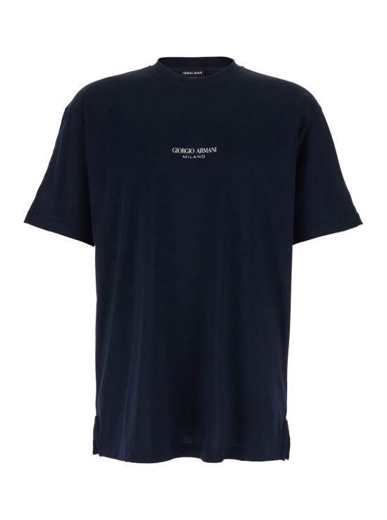 26SS 조르지오 아르마니 반팔 티셔츠 GM001085TE10629UB100 Blu