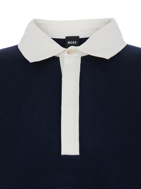 26SS 휴고보스 탑 50555127404 Blu - HUGO BOSS