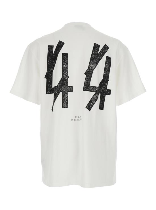 26SS 44레이블 반팔 티셔츠 B0030556FA706P760 White - 44 LABEL