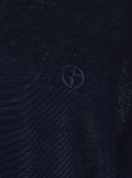 26SS 조르지오 아르마니 반팔 티셔츠 GM003520AF24710FB010 Blu - GIORGIO ARMANI
