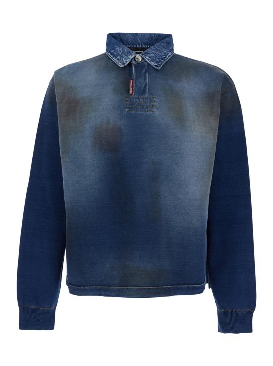 26SS 디스퀘어드2 긴팔 티셔츠 S74HA1611D13192470 Blu