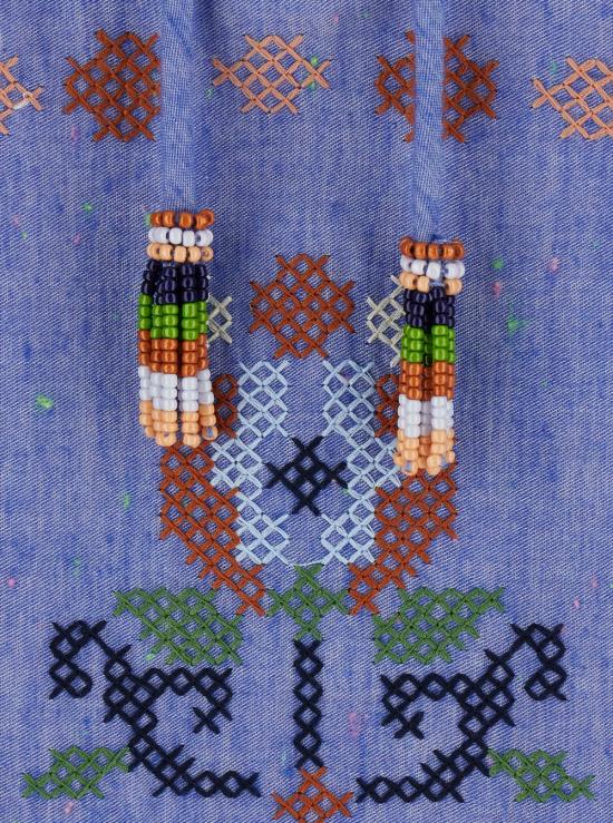 26SS 팜 리오 롱 원피스 34907726051 Light blue - FARM RIO