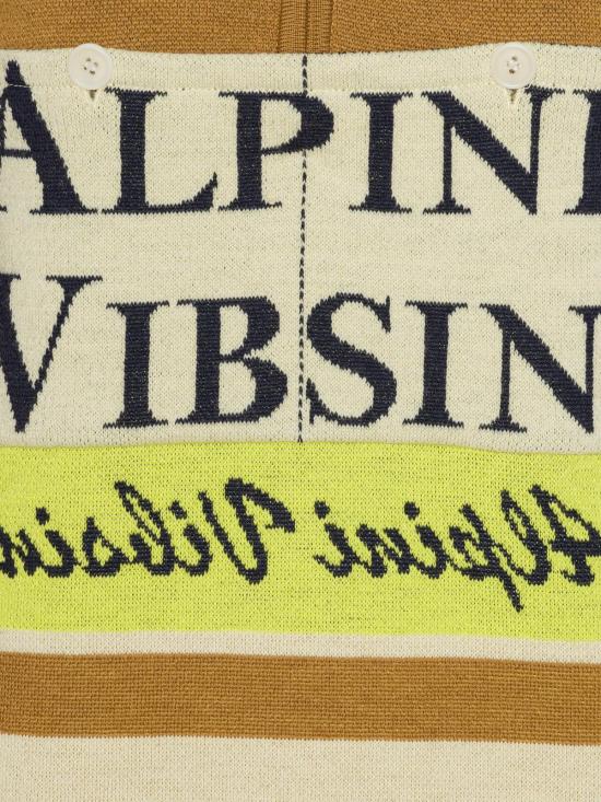  헨릭 빕스코브 스웨터 Henrik Vibskov 레이스 저지 긴팔 탑 Camel Alpini - HENRIK VIBSKOV